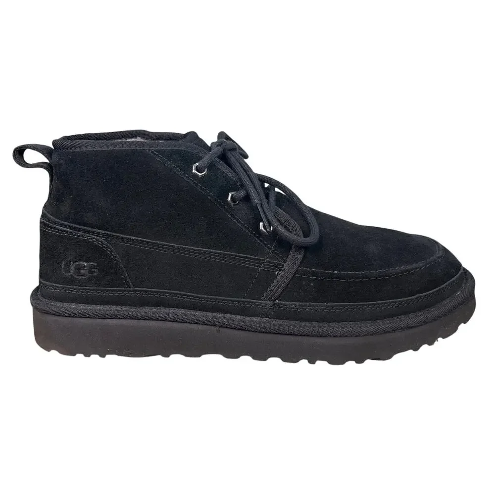 UGG Men's Neumel Moc Black Suede Chukka Boots Size 11